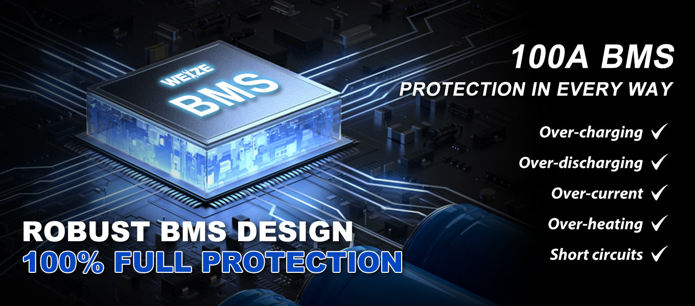 12V 100Ah Bluetooth Lithium Battery